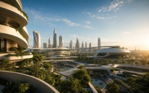 Photographie illustrant villes du futur projets urbains audacieux