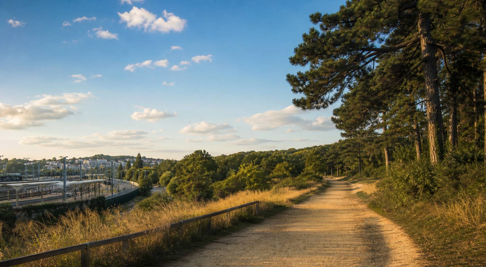 À travers la forêt royale : un voyage de la gare RER de Poissy à celle de Saint-Germain-en-Laye